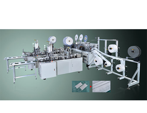 高速平面口罩機一拖二